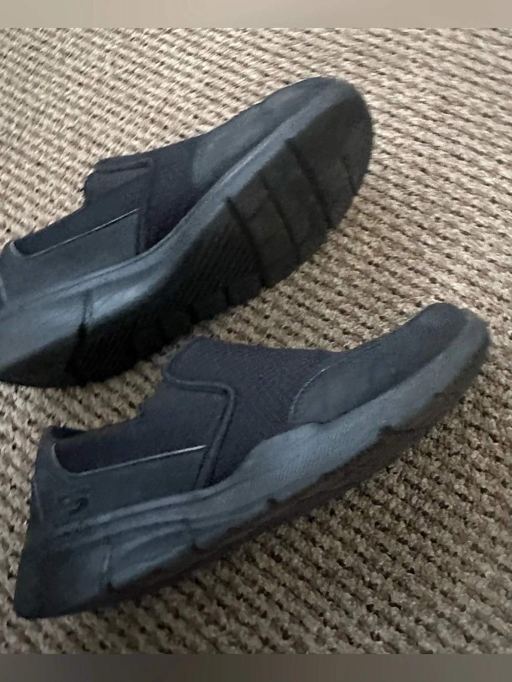 Skechers Men's Black Slip-On Comfort Loafers